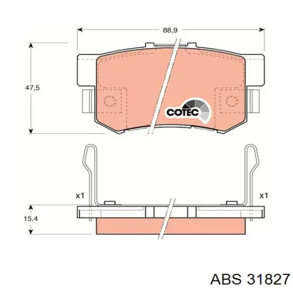 Датчик ABS передній Chrysler 68570196AB ціна, від 23.51 USD