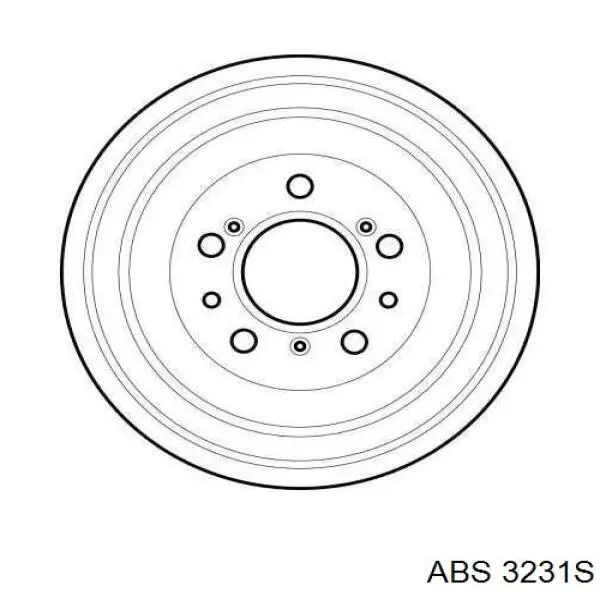 Барабан гальмівний задній ABS 3231S ціна, від 42.71 USD