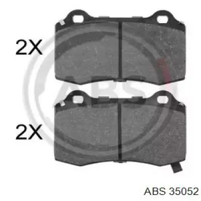 Задні гальмівні колодки ABS 35052 ціна, від 26.57 USD