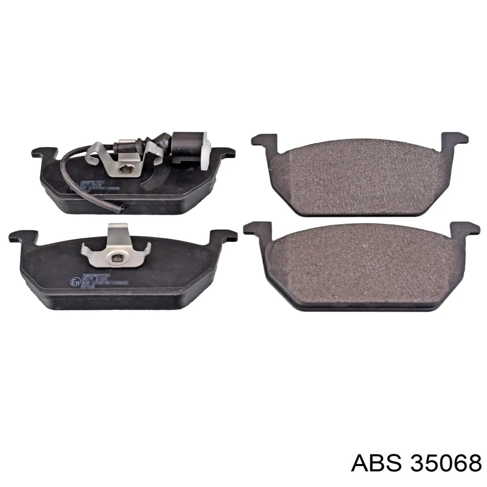 Гальмівні колодки ABS 35068 ціна, від 25.23 USD
