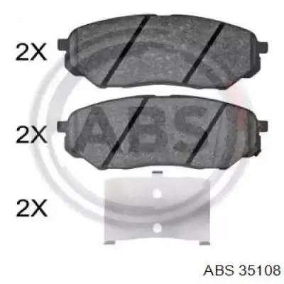 Гальмівні колодки ABS 35108 ціна, від 21.87 USD