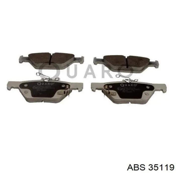 Задні гальмівні колодки ABS 35119 ціна, від 20.05 USD