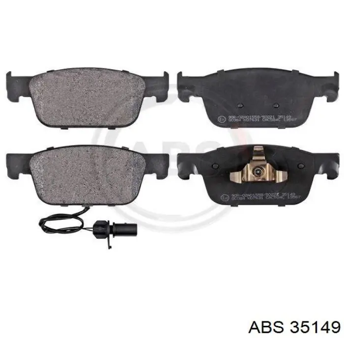 Гальмівні колодки ABS 35149 ціна, від 41.80 USD