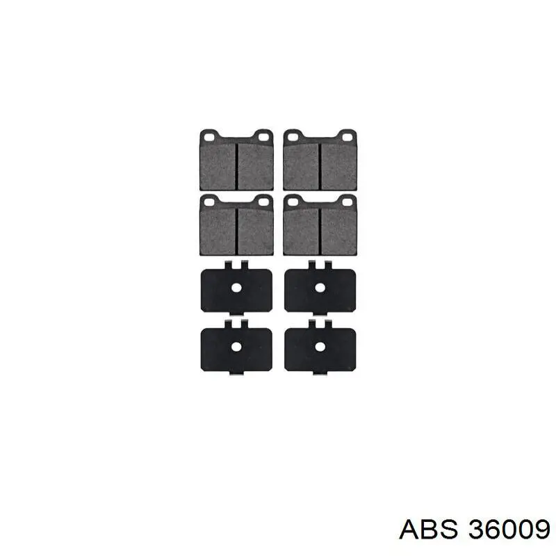 Гальмівні колодки ABS 36009 ціна, від 10.63 USD