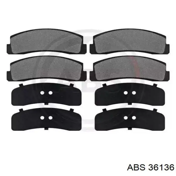 Купити 36136 ABS Колодки гальмівні передні, дискові