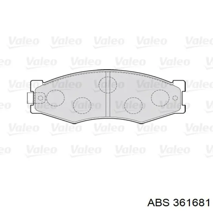 Гальмівні колодки ABS 361681 ціна, від 15.24 USD