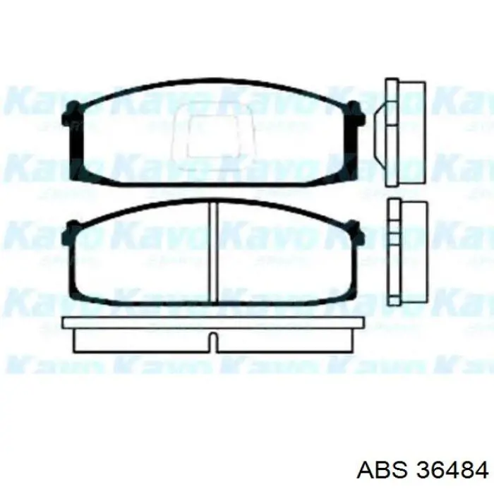 Гальмівні колодки ABS 36484 ціна, від 6.73 USD