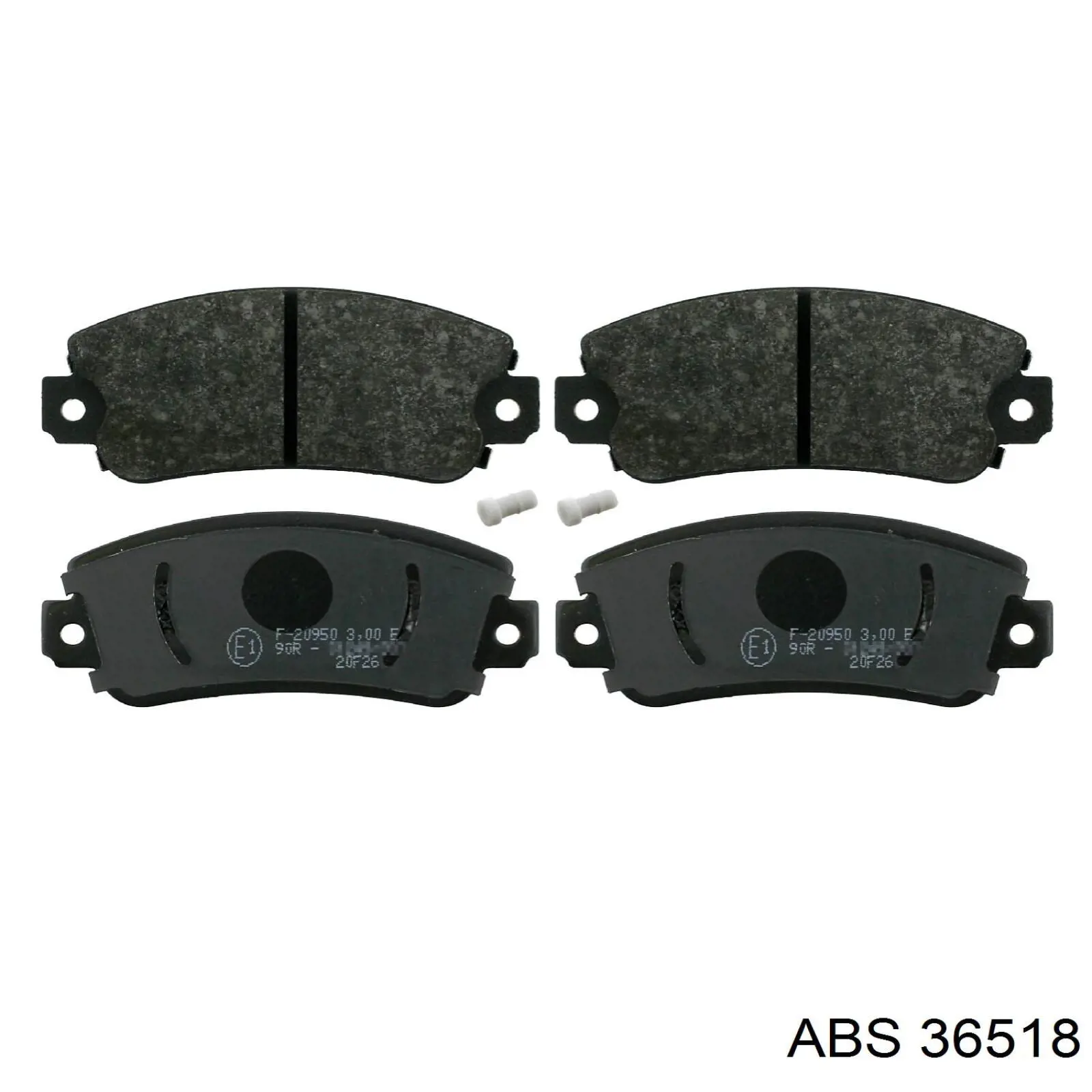 Гальмівні колодки ABS 36518 ціна, від 12.56 USD