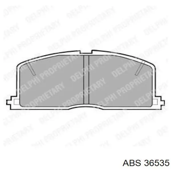 Тормозні колодки ABS 36535