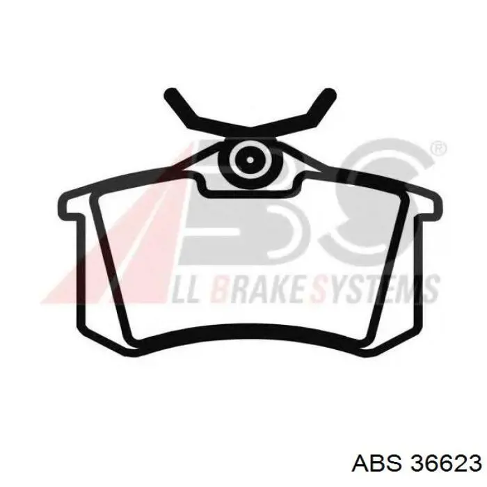 Купити 36623 ABS Задні колодки