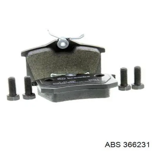 Задні дискові колодки ABS 366231