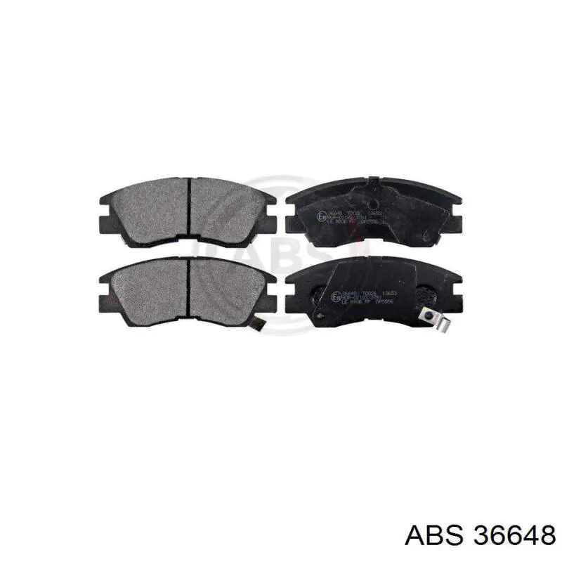 Купити 36648 ABS Колодки гальмівні передні, дискові