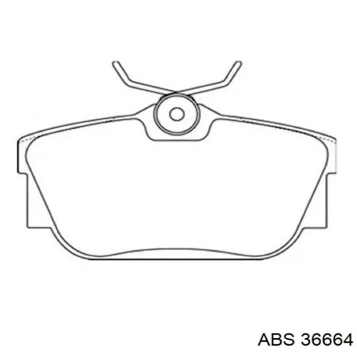 Гальмівні колодки ABS 36664 ціна, від 16.12 USD