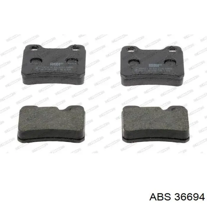 Задні гальмівні колодки ABS 36694 ціна, від 10.71 USD