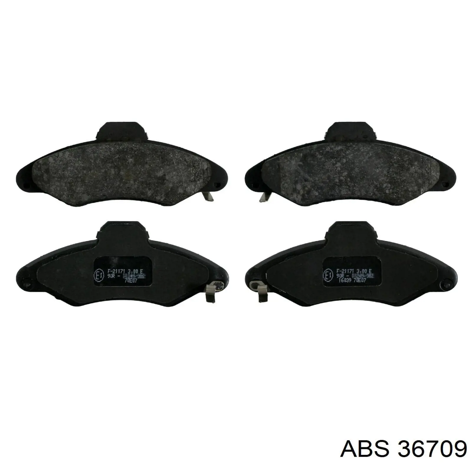 Гальмівні колодки ABS 36709 ціна, від 12.78 USD