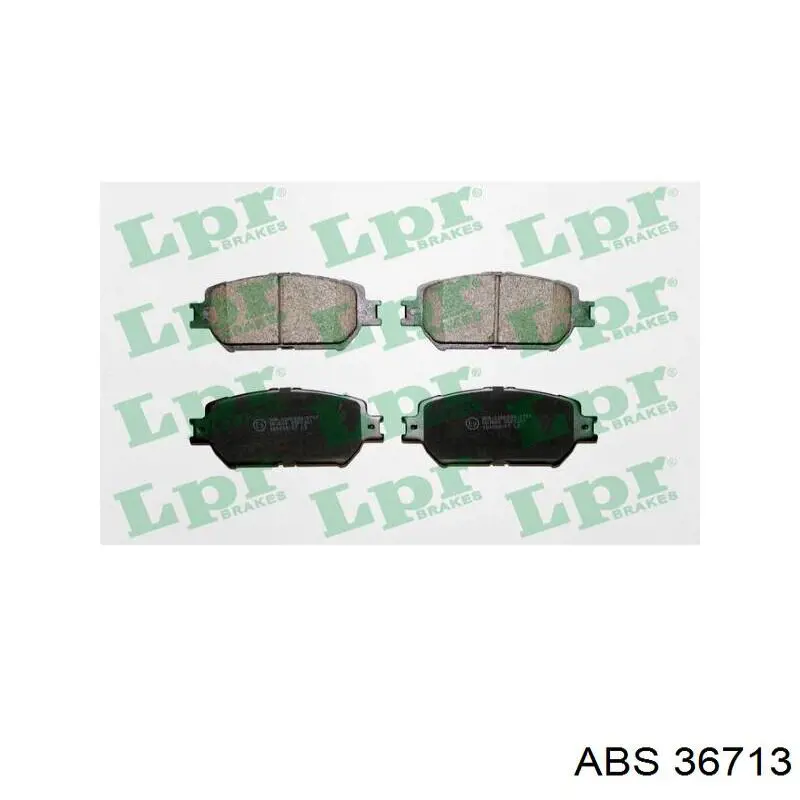Гальмівні колодки ABS 36713 ціна, від 19.31 USD