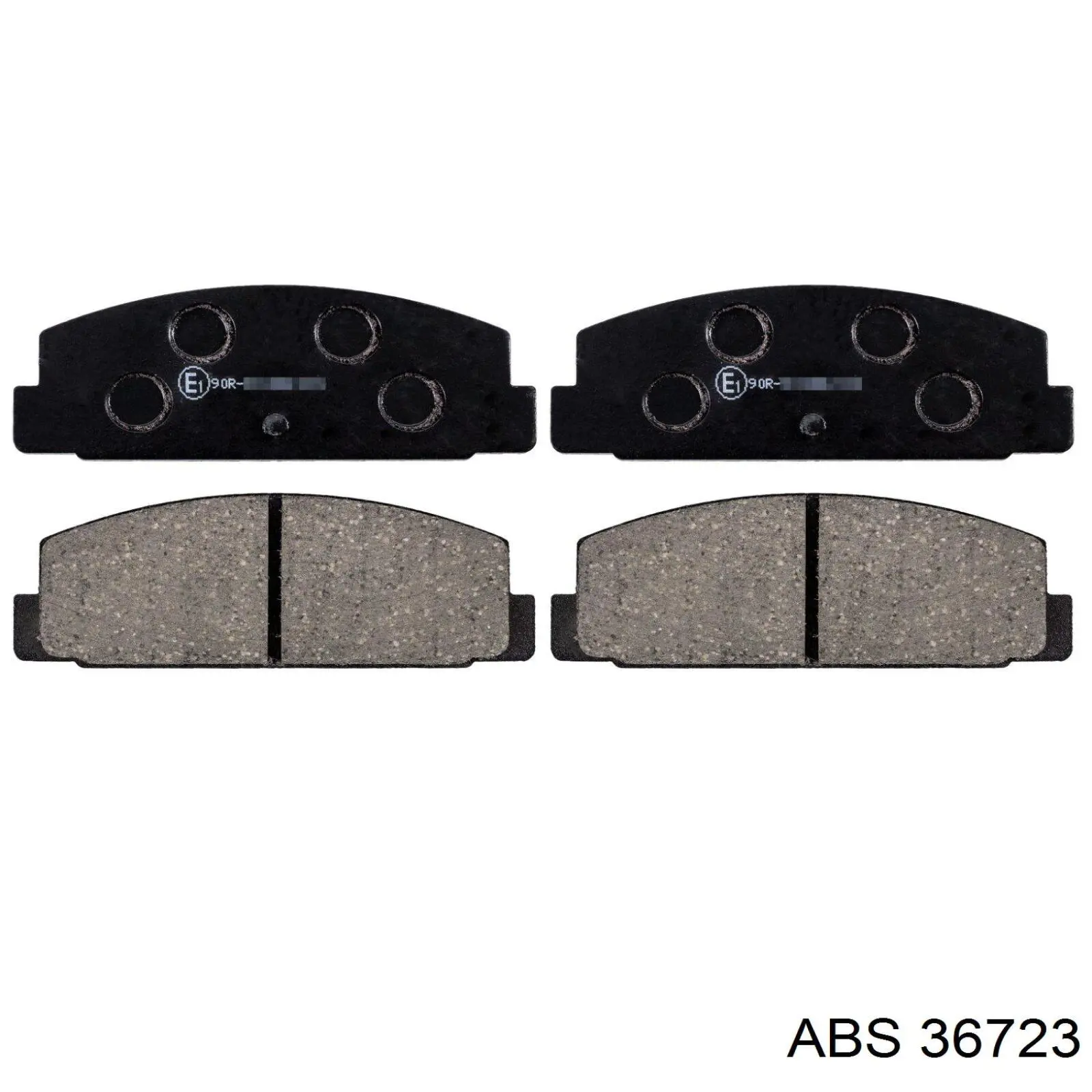 Задні гальмівні колодки ABS 36723 ціна, від 13.87 USD