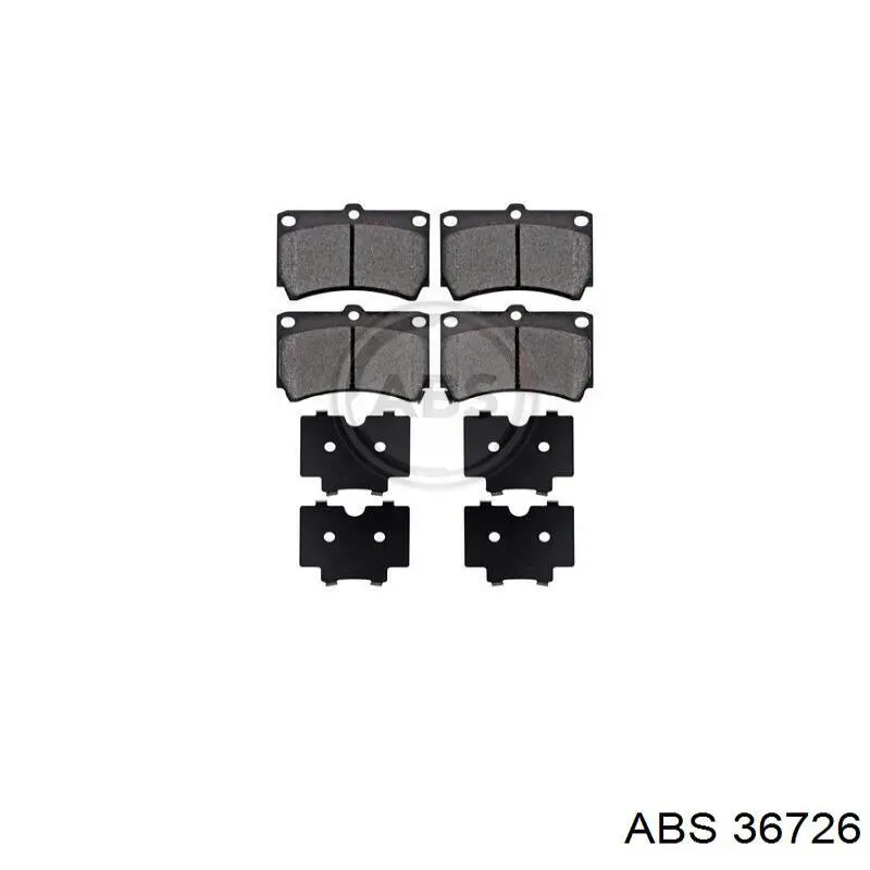 Гальмівні колодки ABS 36726 ціна, від 12.30 USD