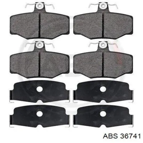 Задні гальмівні колодки ABS 36741 ціна, від 13.55 USD