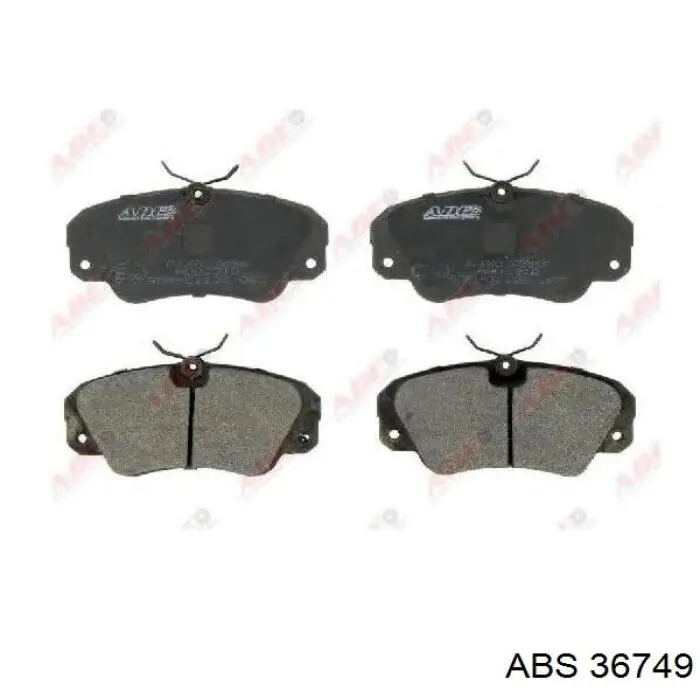 Гальмівні колодки ABS 36749 ціна, від 738.44 UAH