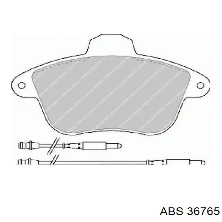 Гальмівні колодки ABS 36765 ціна, від 18.56 USD