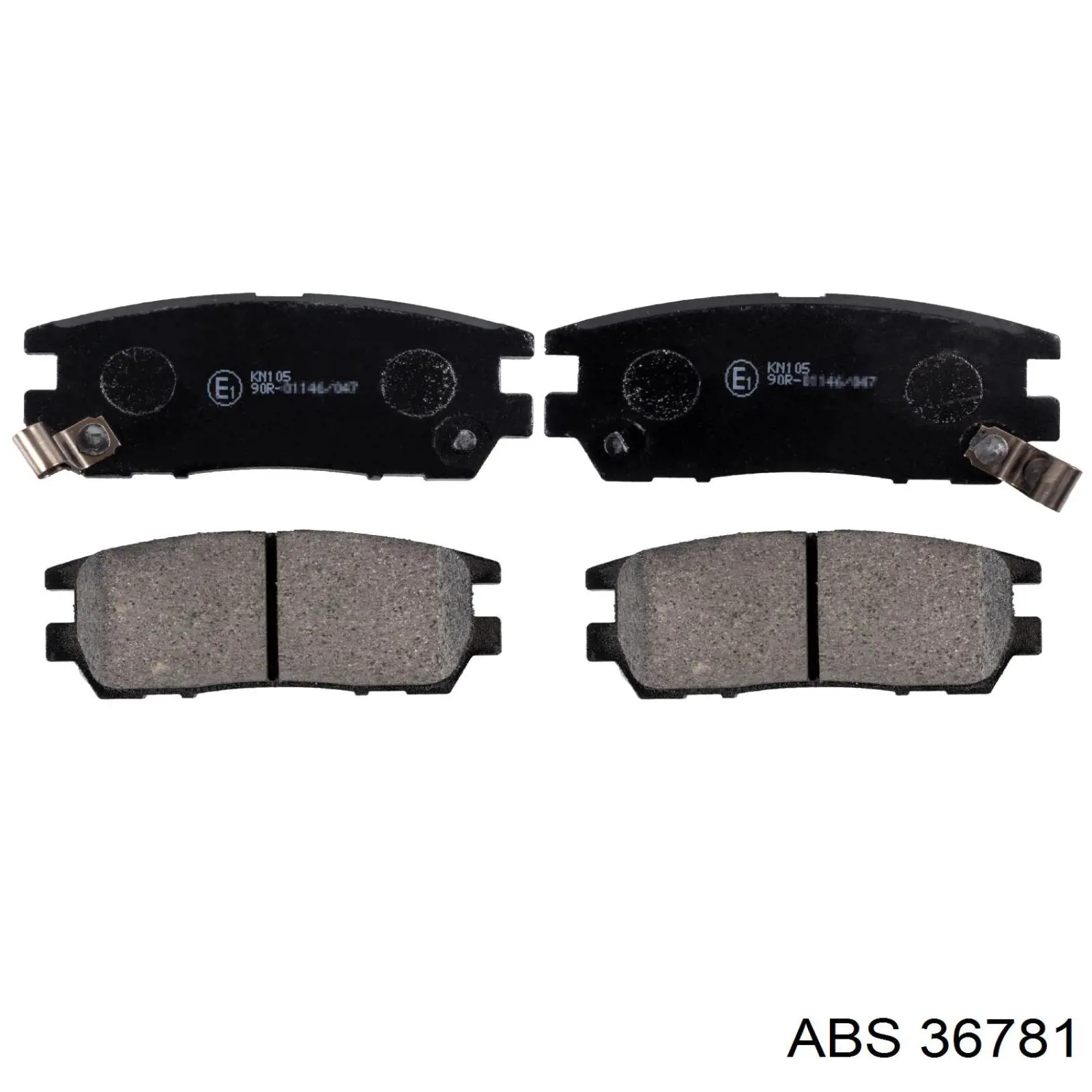 Задні гальмівні колодки ABS 36781 ціна, від 12.31 USD