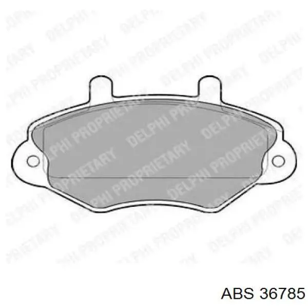 Гальмівні колодки ABS 36785 ціна, від 15.96 USD