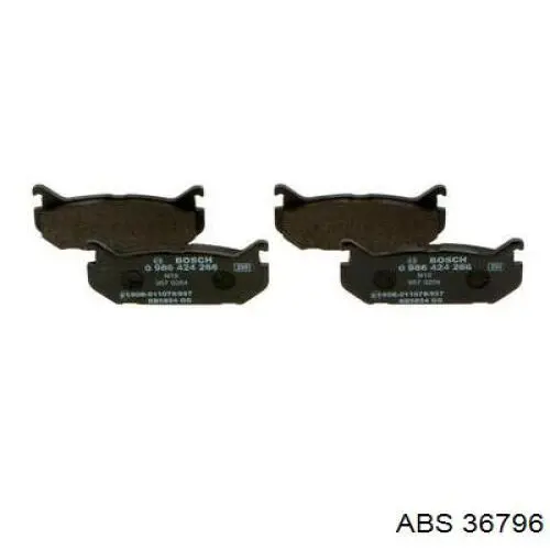 Задні гальмівні колодки ABS 36796 ціна, від 12.20 USD