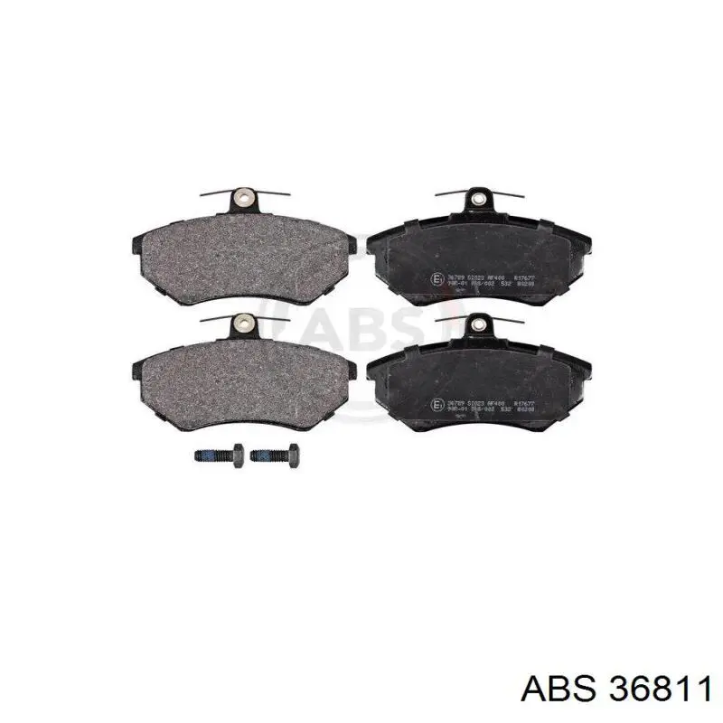 Гальмівні колодки ABS 36811 ціна, від 19.01 USD