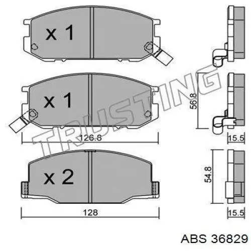 0446528210 Toyota Передні гальмівні колодки
