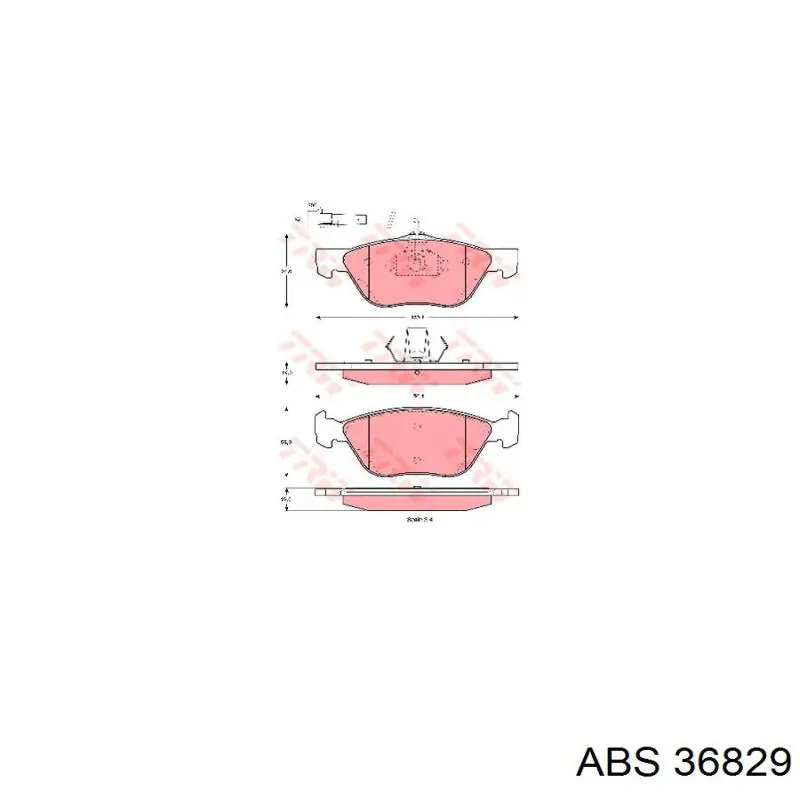 Передні тормозні колодки 0446528210 Toyota