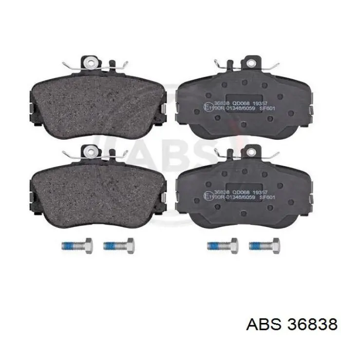36838 ABS колодки гальмівні передні, дискові