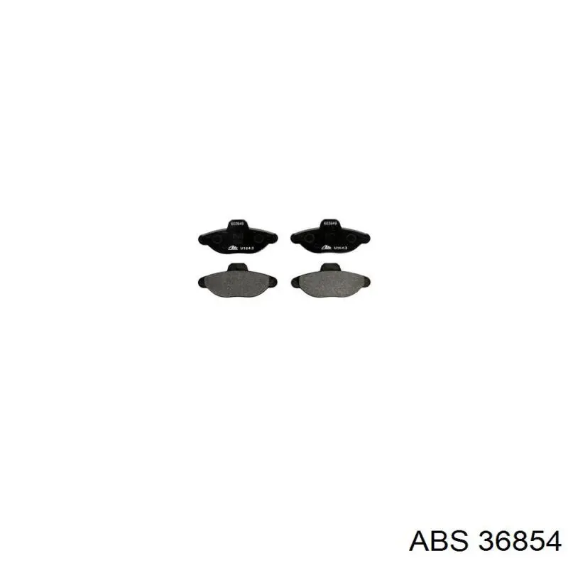 Купити 36854 ABS Колодки гальмівні передні, дискові