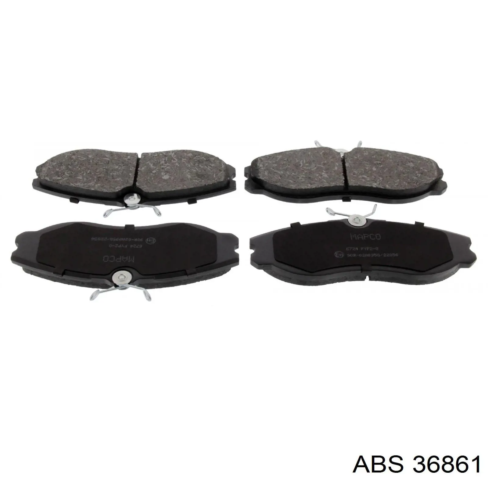 Гальмівні колодки ABS 36861 ціна, від 19.85 USD
