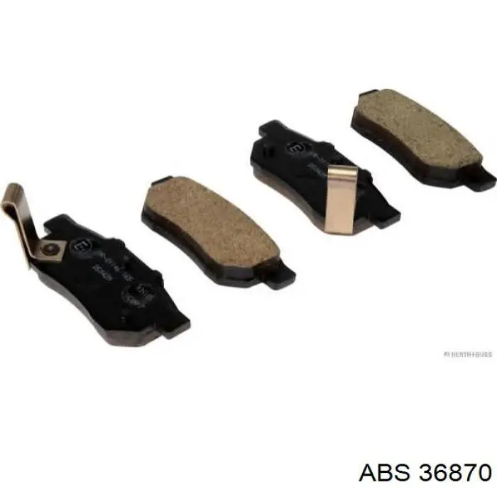 Задні гальмівні колодки ABS 36870 ціна, від 13.82 USD