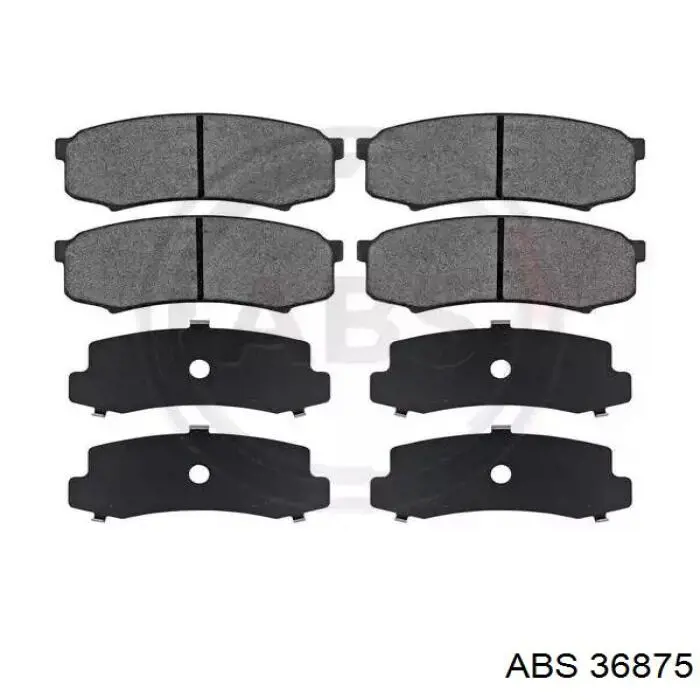 Задні гальмівні колодки ABS 36875 ціна, від 13.89 USD