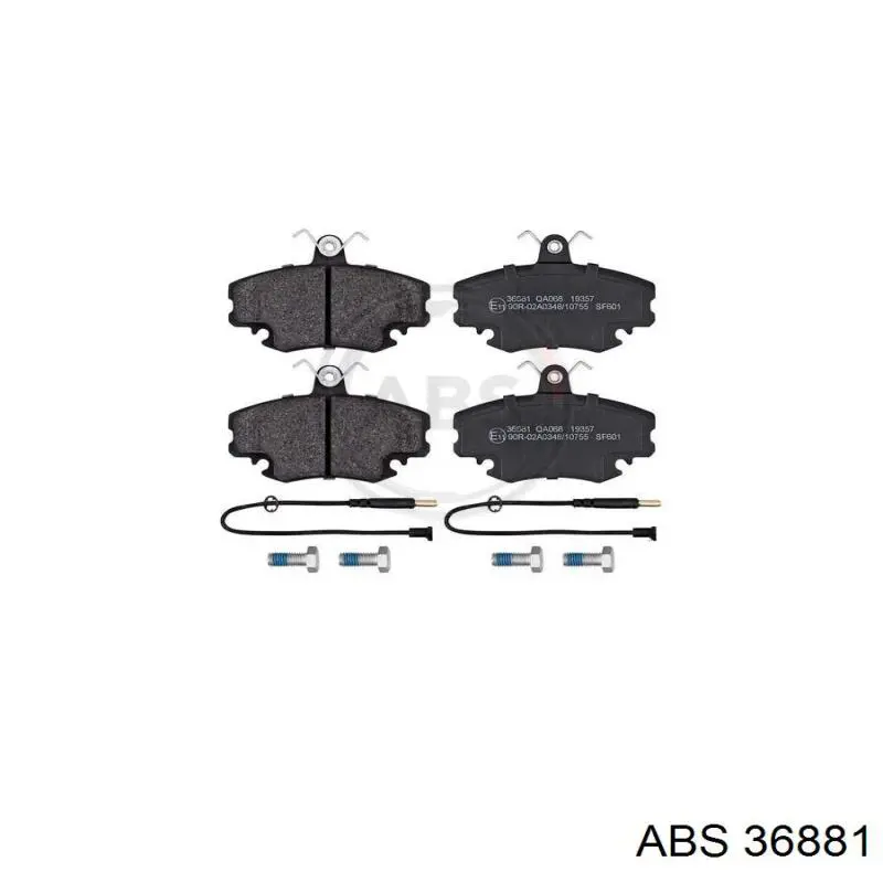 Купити 36881 ABS Колодки гальмівні передні, дискові
