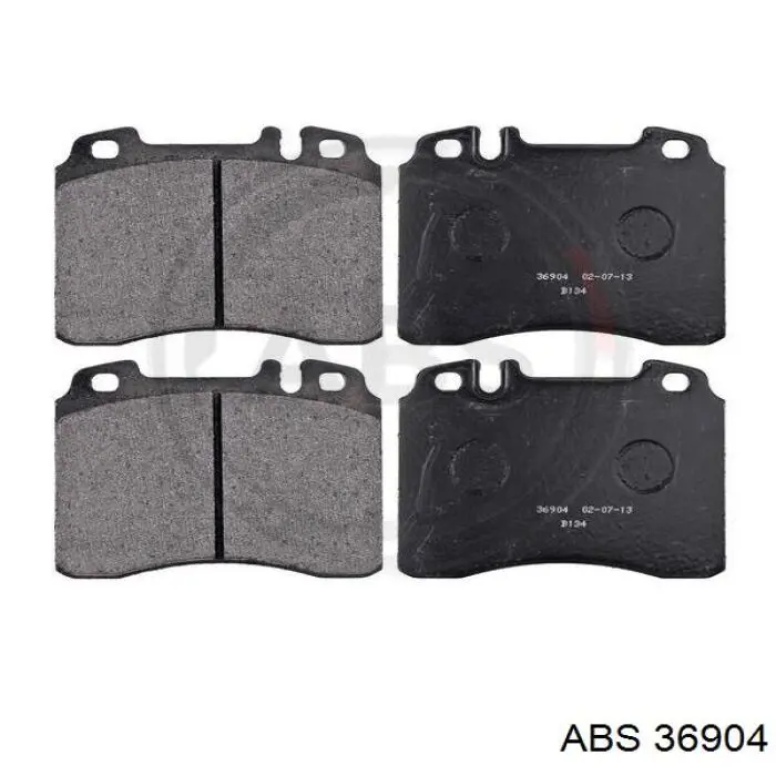 36904 ABS колодки гальмівні передні, дискові