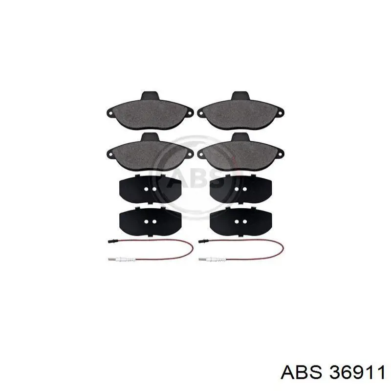 Гальмівні колодки ABS 36911 ціна, від 15.99 USD