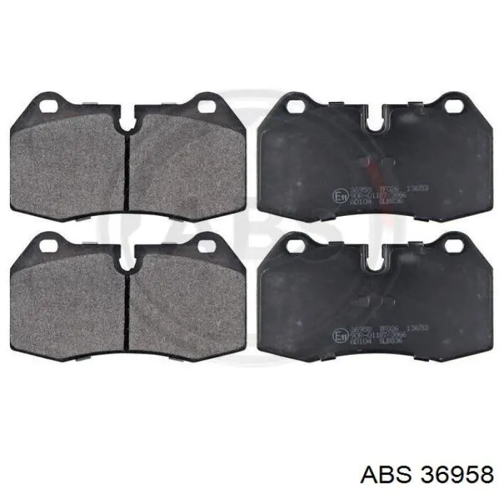 36958 ABS колодки гальмівні передні, дискові