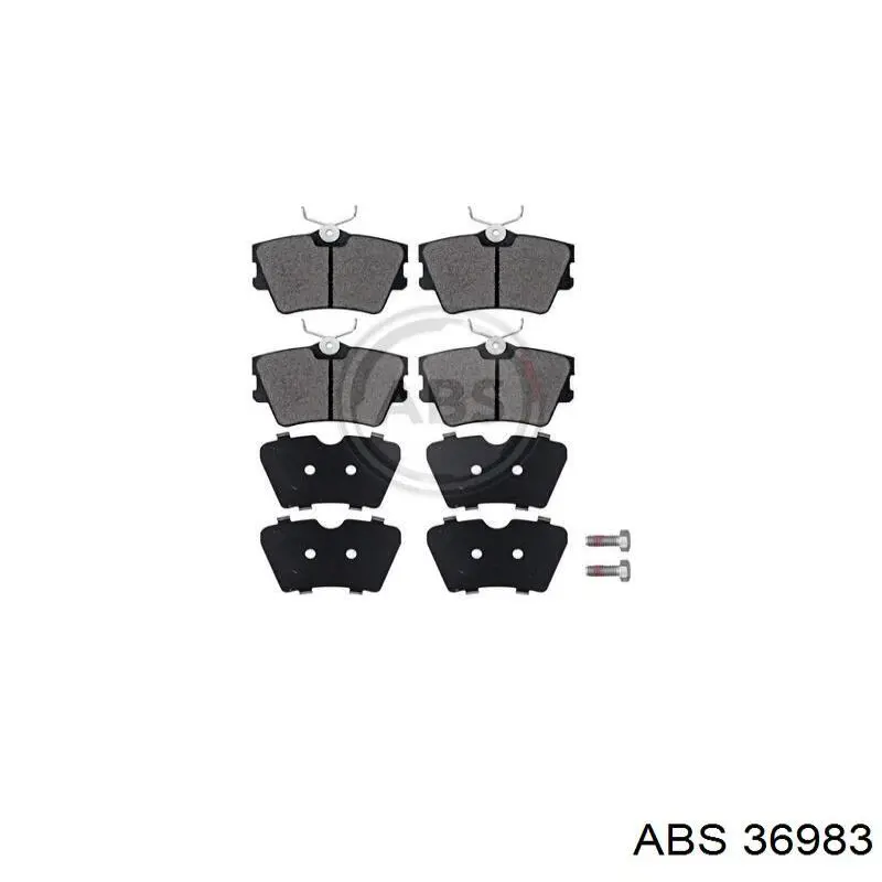 Задні гальмівні колодки ABS 36983 ціна, від 14.78 USD