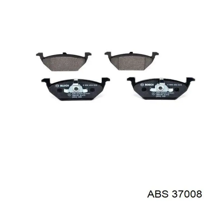 Купити 37008 ABS Колодки гальмівні передні, дискові