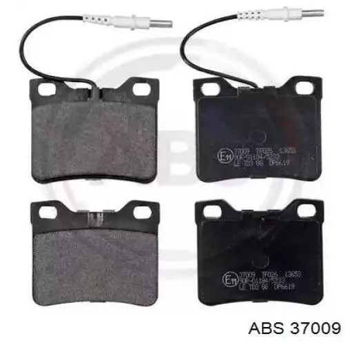 Задні гальмівні колодки ABS 37009 ціна, від 13.25 USD