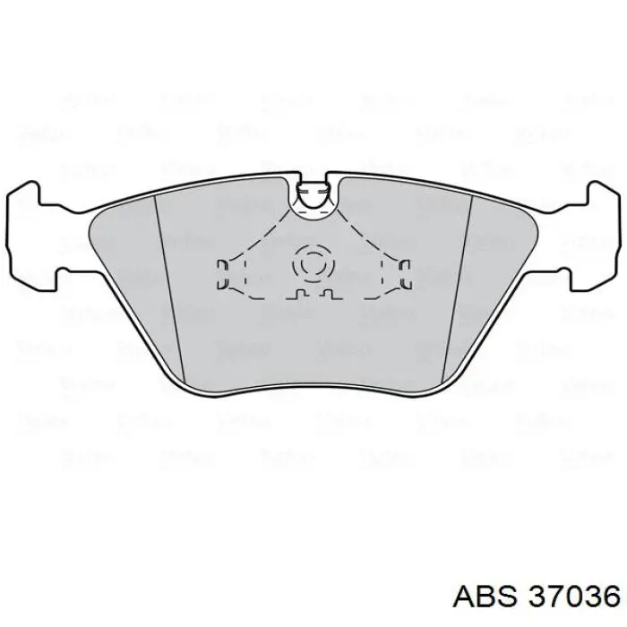 Гальмівні колодки ABS 37036 ціна, від 18.70 USD