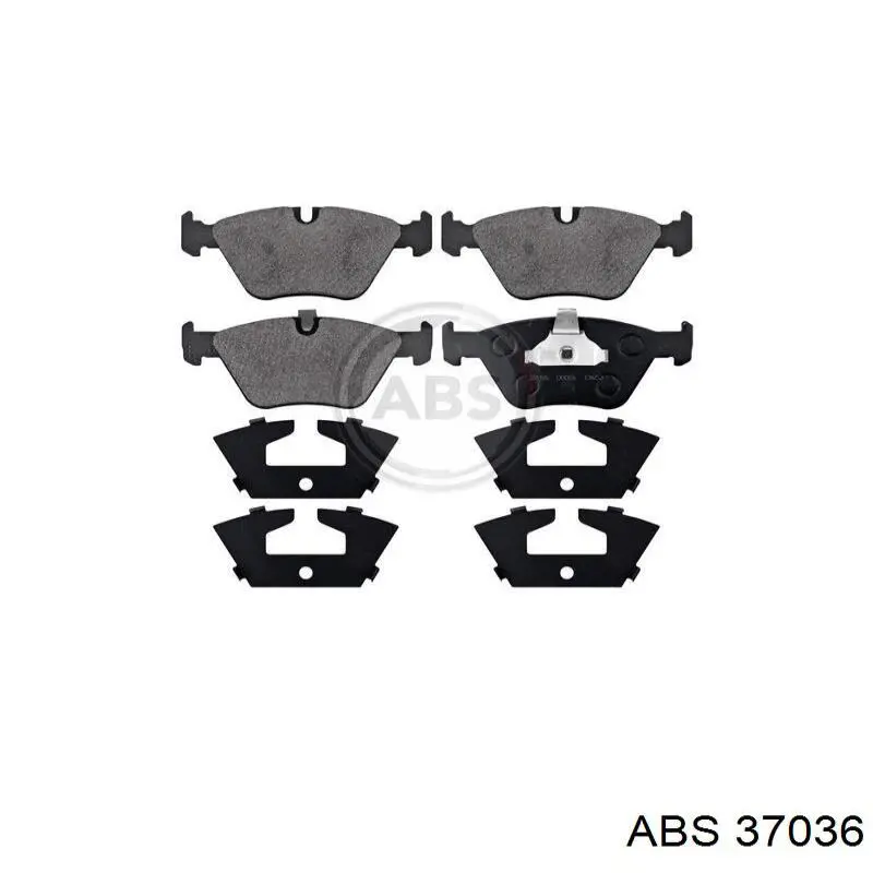 Купити 37036 ABS Колодки гальмівні передні, дискові