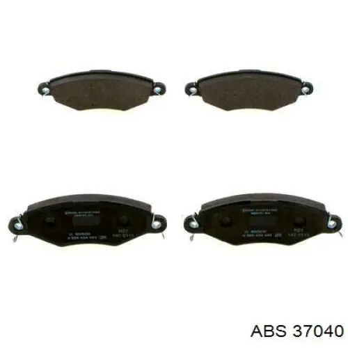 Гальмівні колодки ABS 37040 ціна, від 15.26 USD
