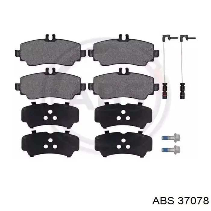Купити 37078 ABS Колодки гальмівні передні, дискові