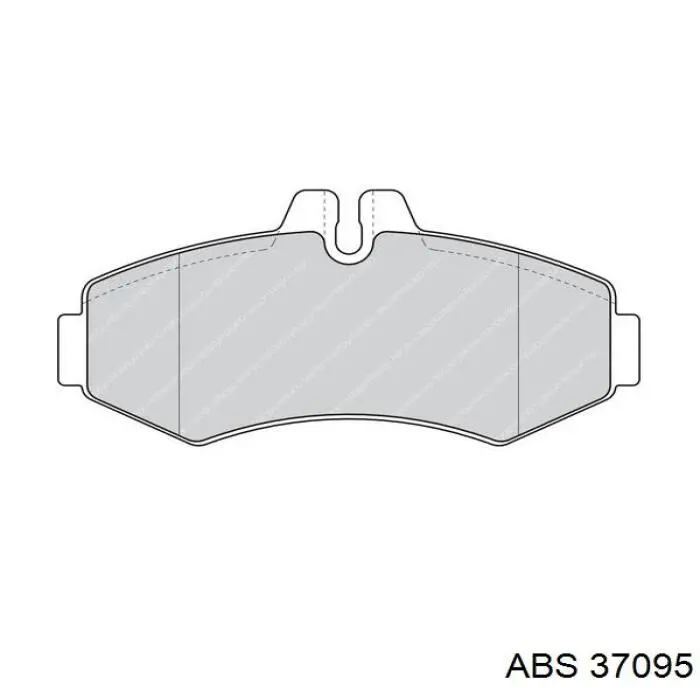 Гальмівні колодки ABS 37095 ціна, від 15.96 USD