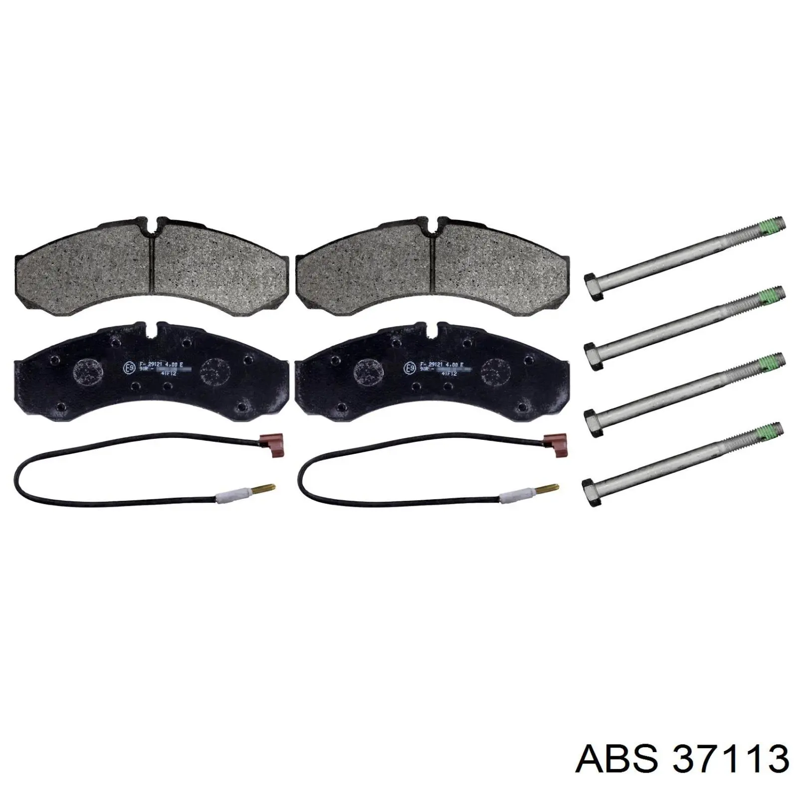 Задні гальмівні колодки ABS 37113 ціна, від 21.40 USD