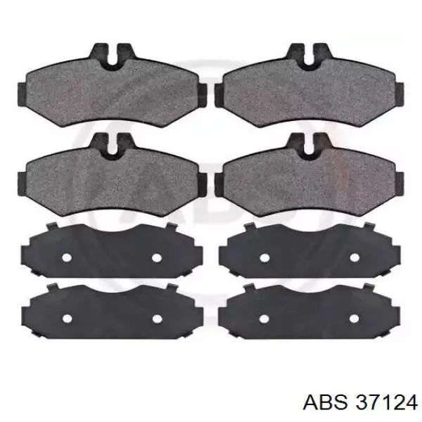 Задні гальмівні колодки ABS 37124 ціна, від 14.83 USD